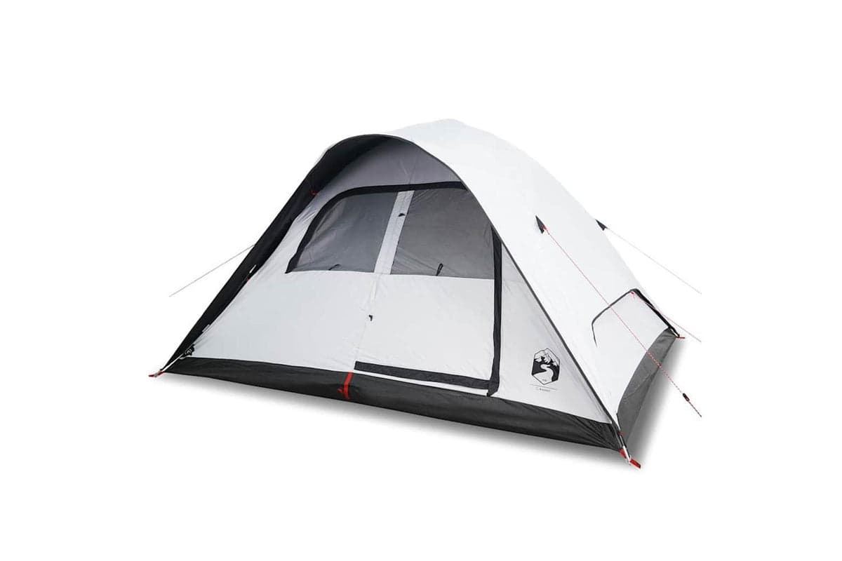 Vidaxl Family Tent Dome 6-person White Blackout Fabric Waterproof