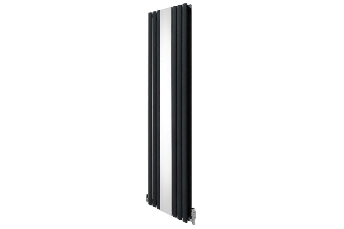 Monstershop 10726 - Oval Mirror Radiator & Valves - 1800mm X