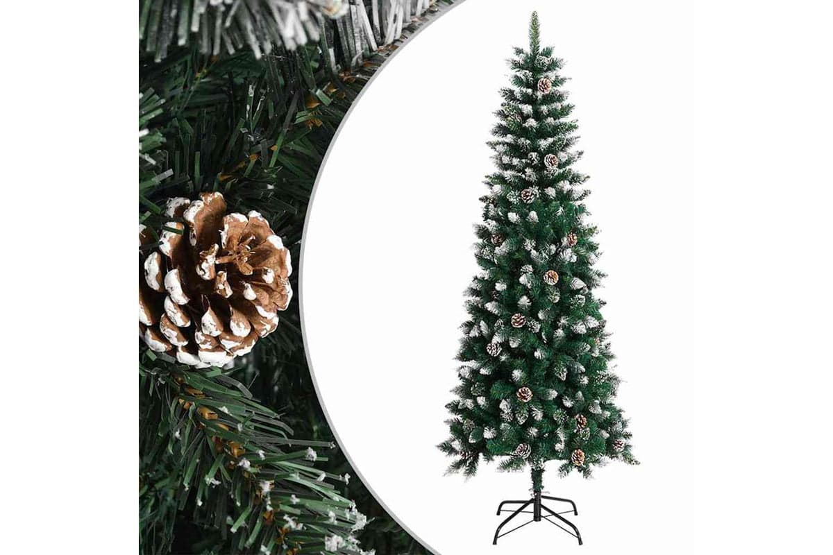 Vidaxl Artificial Christmas Tree With Stand Green 240 Cm Pvc