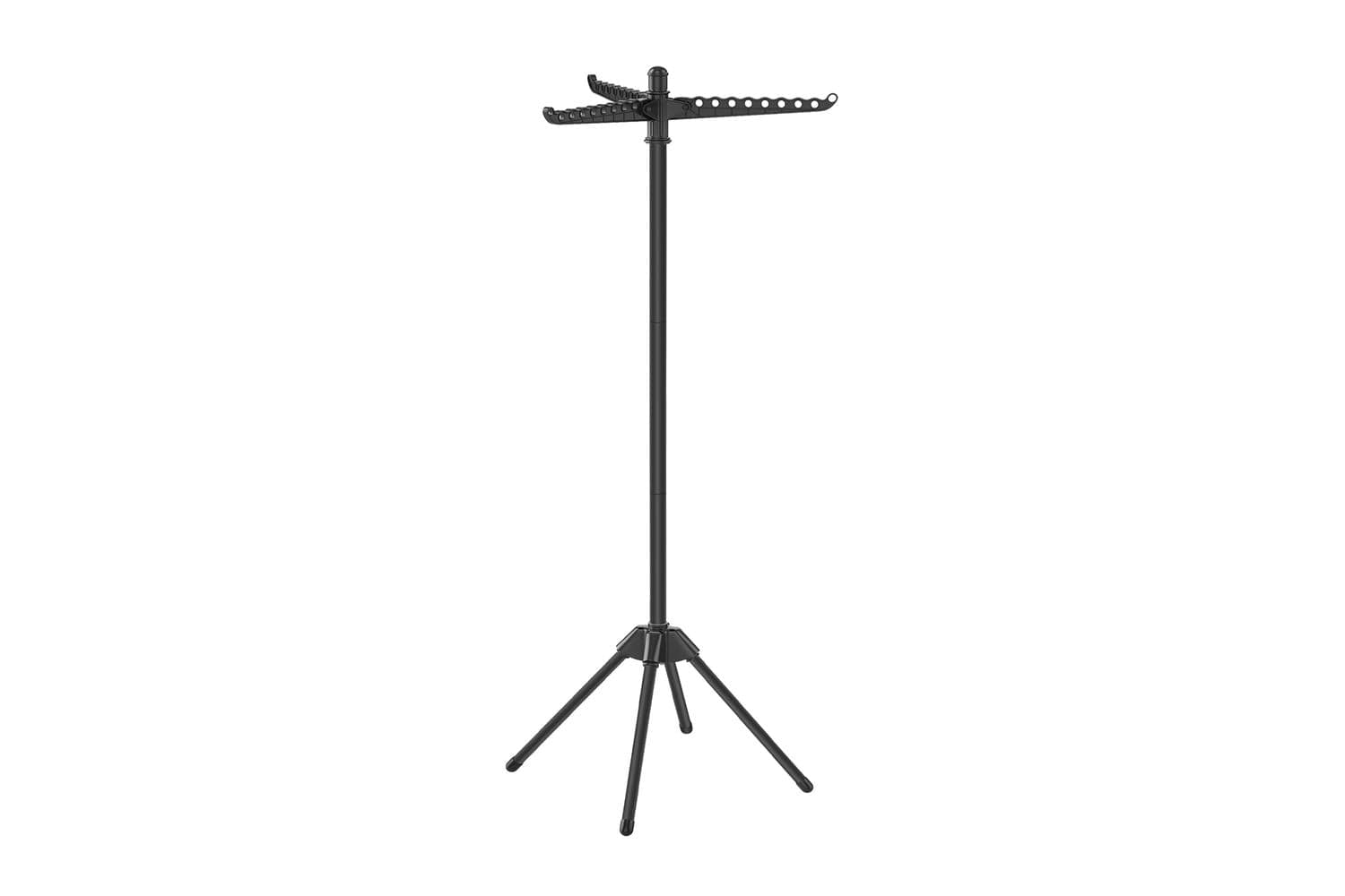 Folding Clothes Airer With 3 Rotatable Arms | Stainless Steel Drying Rack | 67 X 67 X 150 Cm | Black