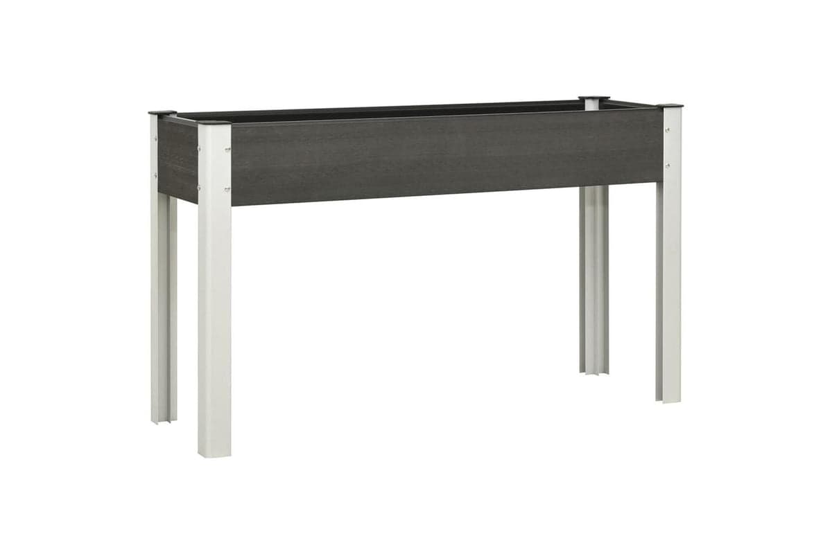 vidaXL 362566 Garden Raised Bed Grey 120x40x75cm Wpc