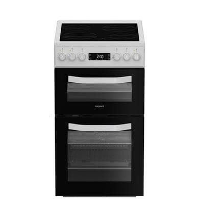 Hotpoint 50cm Electric Cooker - White