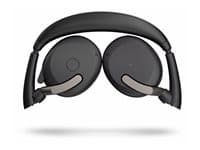JABRA - Evolve2 65 Flex UC Stereo - Headset - on-ear - Bluetooth - wireless - active noise cancelling - USB-A - black - Optimised for UC