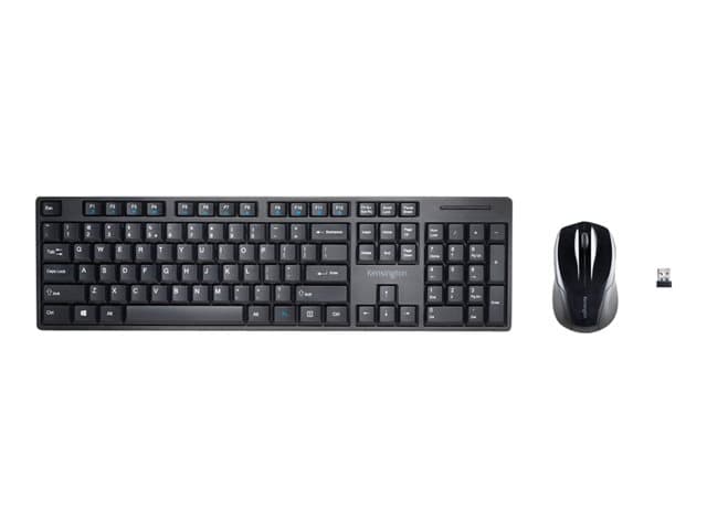 ACCO-KENSINGTON - Kensington Pro Fit Low-Profile Desktop Set - keyboard and mouse set - UK Input Device