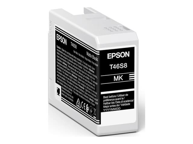 EPSON - T46S8 - matte black - original - ink cartridge