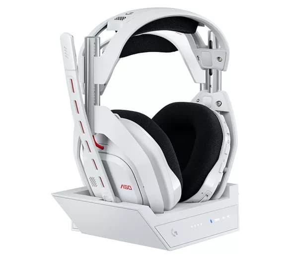 LOGITECH G Astro A50 LIGHTSPEED Wireless Gaming Headset & Base Station for Xbox Series X|S, PS 5, PC or Nintendo Switch - White