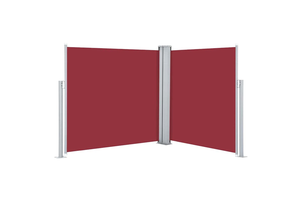 vidaXL 48447 Retractable Side Awning Red 100x600cm
