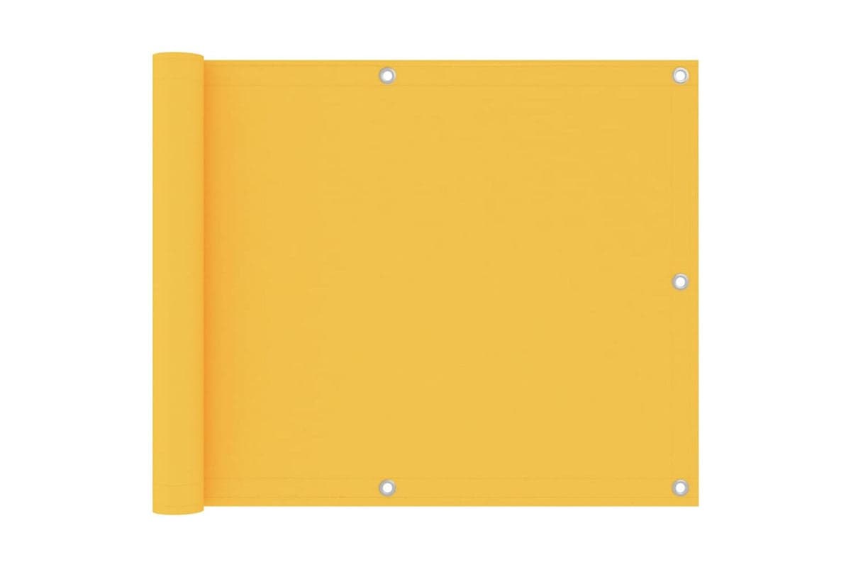 vidaXL 135020 Balcony Screen Yellow 75x300cm Oxford Fabric