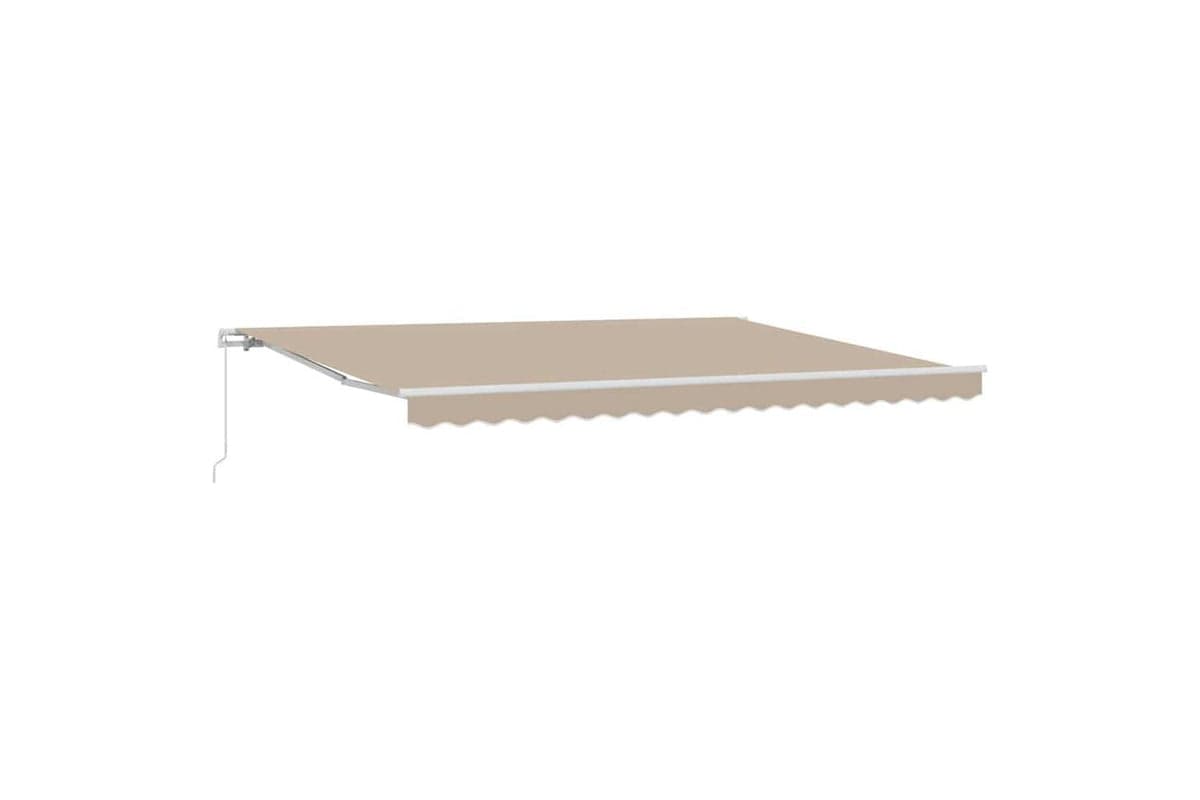 Vidaxl Awning Retractable Beige 45 X 3 M Polyester And Metal