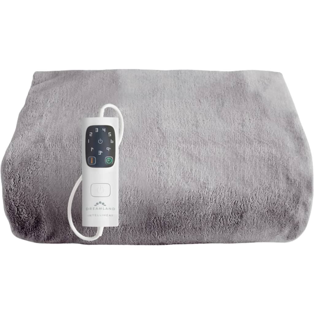 Dreamland Snuggle Up Large Fleece Electric Blanket | Grey