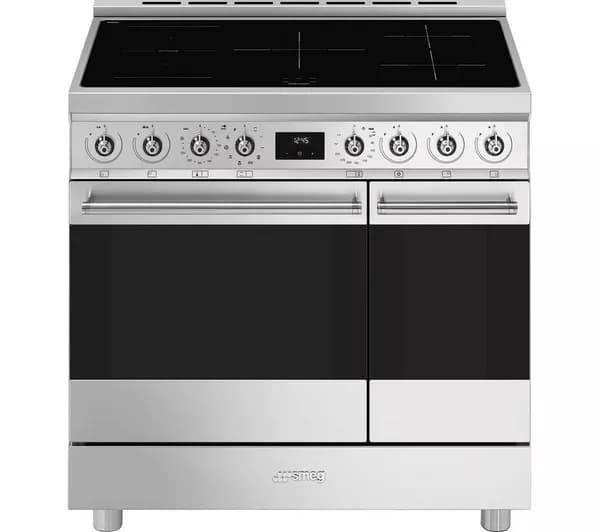 SMEG C92IPX2 90 cm Electric Induction Pyrolytic Range Cooker - Stainless Steel