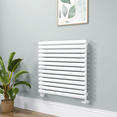 Sorrento Linea White Oval Designer Radiator