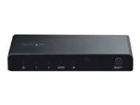 STARTECH.COM - Startech 2-Port 8K HDMI Switch, HDMI 2.1 Switcher 4K 120Hz/8K 60Hz UHD, HDR10+, HDMI Switch 2 In 1 Out, Auto/Manual Source Switching, Remote Control and Power Adapter Included - 7.1 Channel Audio/eARC (2PORT-HDMI-SWITCH-8K) - video/audio switch - 2 ports
