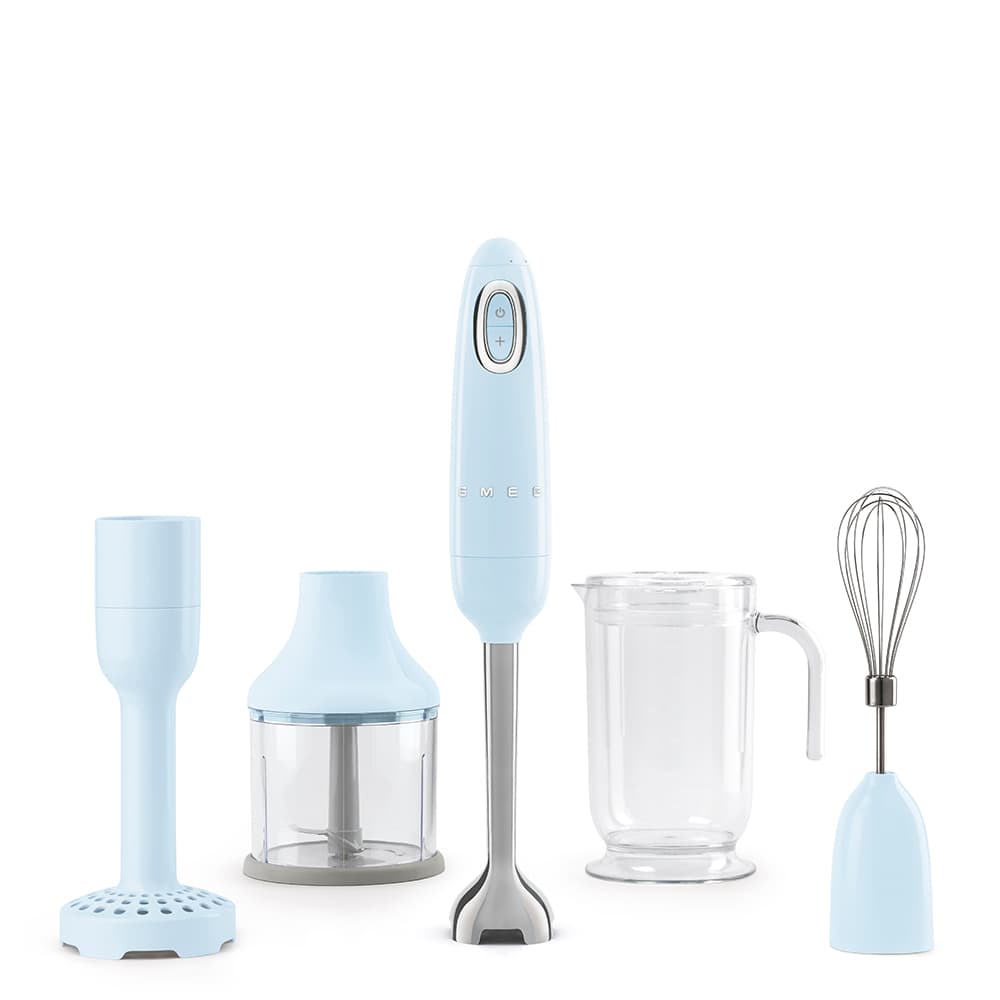 Smeg Hand Blender Pastel Blue | HBF22PBUK