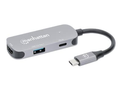 Manhattan 3-in-1 USB-C Docking Station