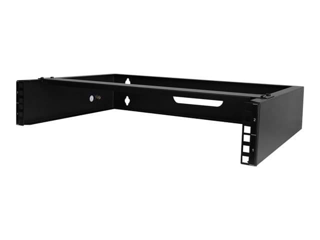 STARTECH.COM - Startech 2U Wall Mount Rack, 19" Wall Mount Network Rack, 14 inch Deep (Low Profile), Wall Mounting Patch Panel Bracket for Network Switches, IT Equipment, 77lb (35kg) Capacity - Network Equipment Rack (RACK-2U-14-BRACKET)