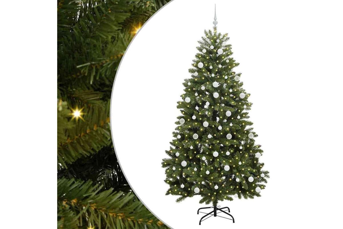 Vidaxl Artificial Christmas Tree With Stand Green 210 Cm Pvc And Metal