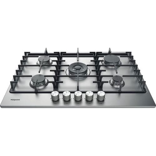 HOTPOINT 75CM 5 ZONE GAS HOB