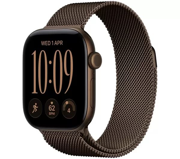 APPLE Watch Series 12 Cellular - 42 mm Dark Bronze Aluminum Case with Dark Bronze Milanese Loop