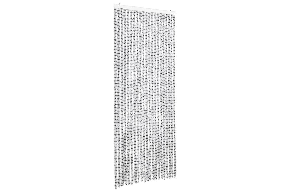 vidaXL Insect Curtain Light And Dark Grey 90x220cm Chenille