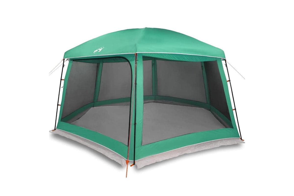 Vidaxl Pool Tent With Removable Fly & Mesh Walls Sea Green 618x532 Cm