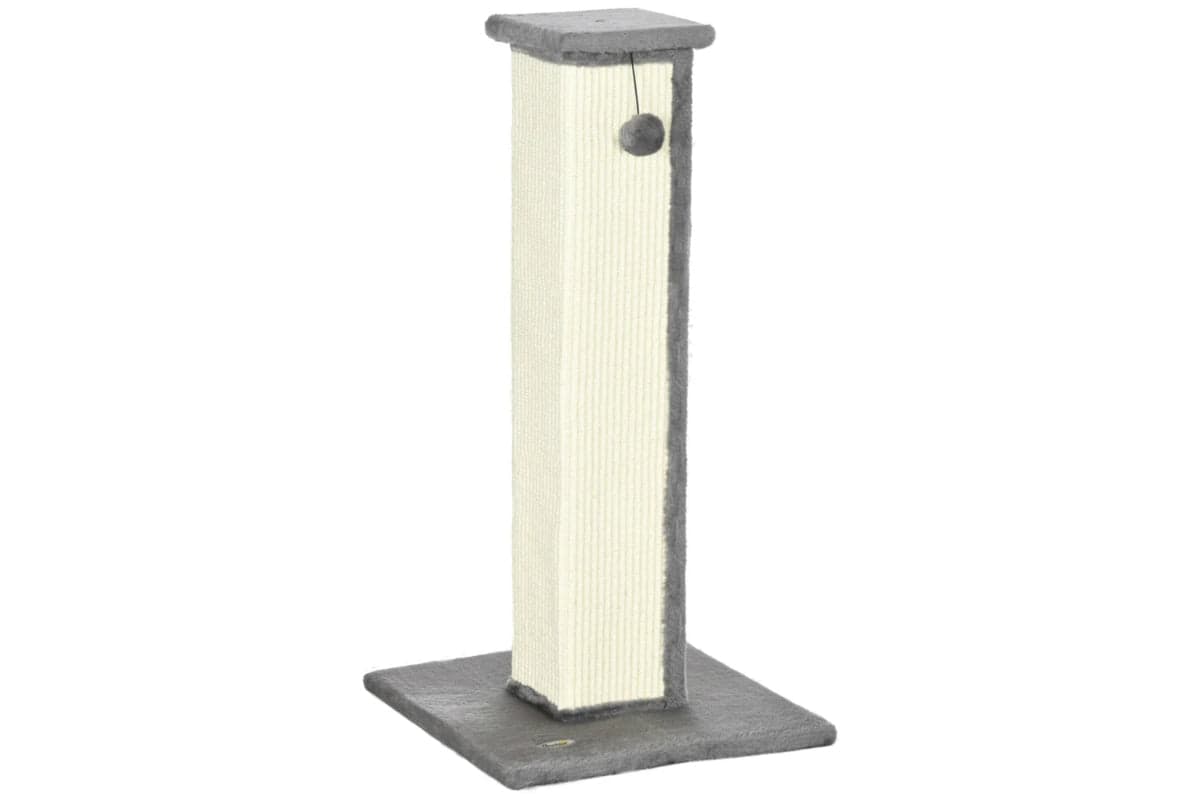 PawHut Vertical Full Scratcher with Natural Sisal Rope | Multi