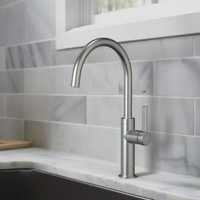 Abode Carbon Single Lever Mixer Tap