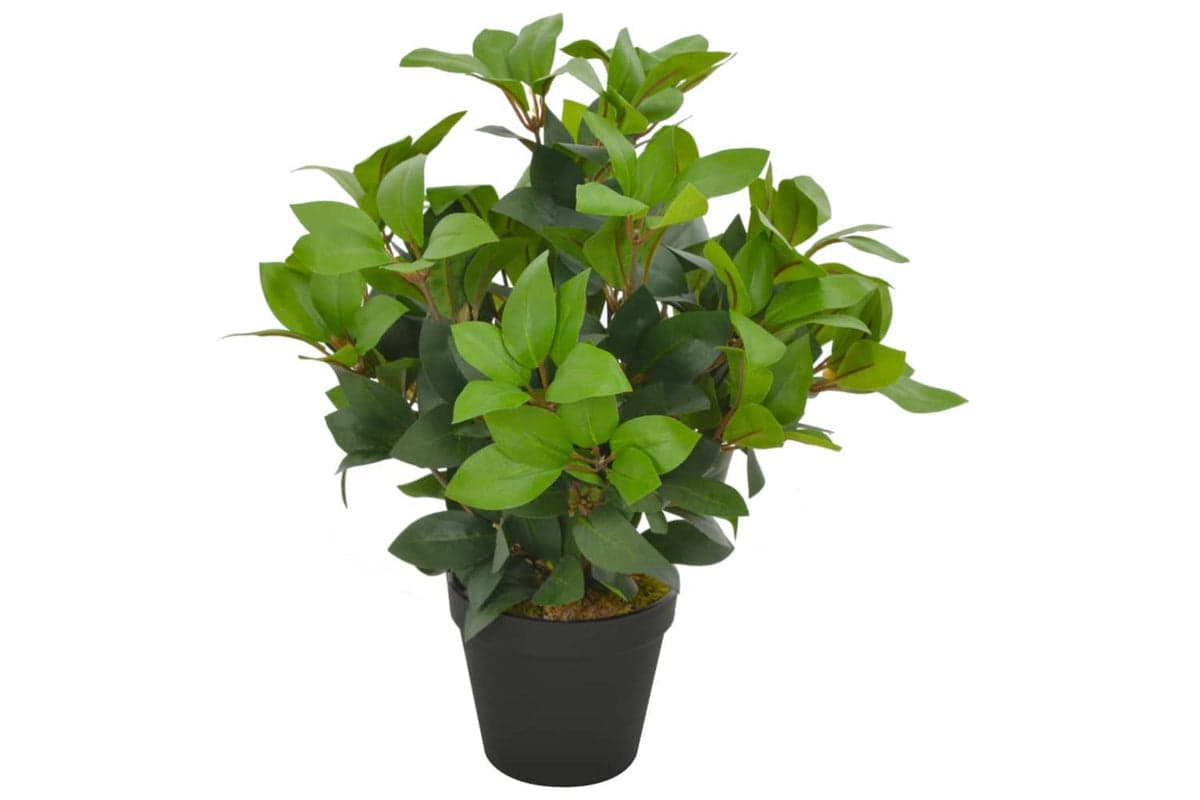 Artificial Plant Laurel Tree With Pot Green 40 Cm