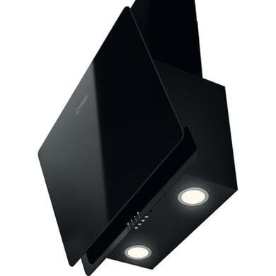 Indesit IHVP65FLMK 60cm Angled Chimney Cooker Hood - Black