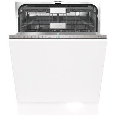 Refurbished Hisense Hi6 Integrated Dishwasher - Smart Wi-Fi C-Rated Silver control panel