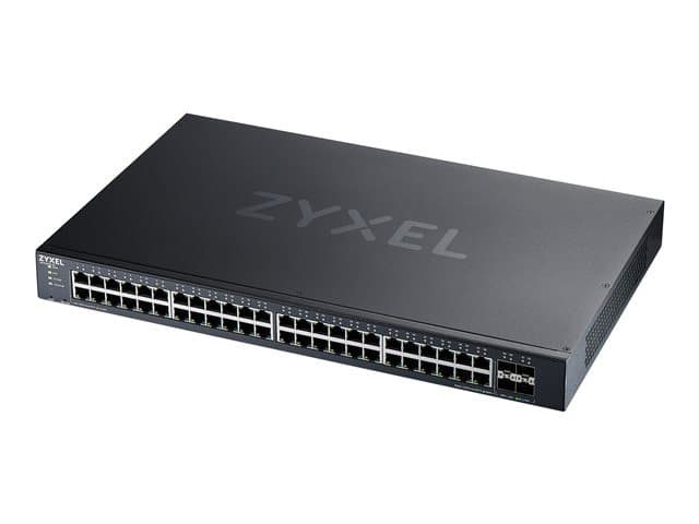 ZYXEL - GS1935 Series XGS1935-52 - Switch - L3 Lite - smart - 48 x 10/100/1000 + 4 x 10 Gigabit SFP+ (uplink) - rack-mountable
