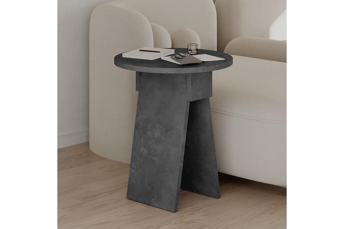 Decortie Modern Chen Side Table | Side Table | Engineered Wood | 42x42x50cm