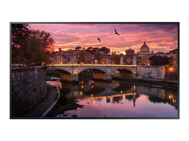 SAMSUNG - QB85R-B - 85" Diagonal Class QBR-B Series LED-backlit LCD display - digital signage - Tizen OS - 4K UHD (2160p) 3840 x 2160 - black