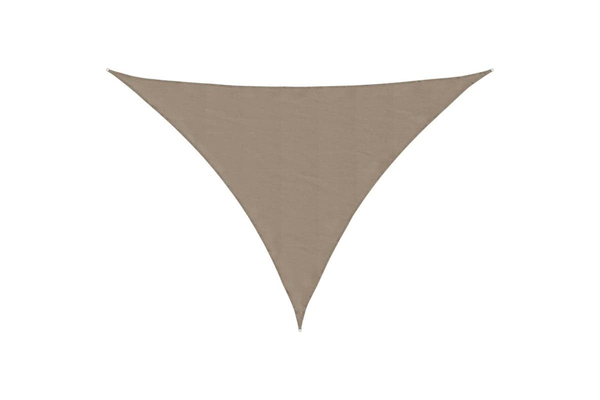 Vidaxl 135450 Sunshade Sail Oxford Fabric Triangular 3.5x3.5x4.9 M Taupe