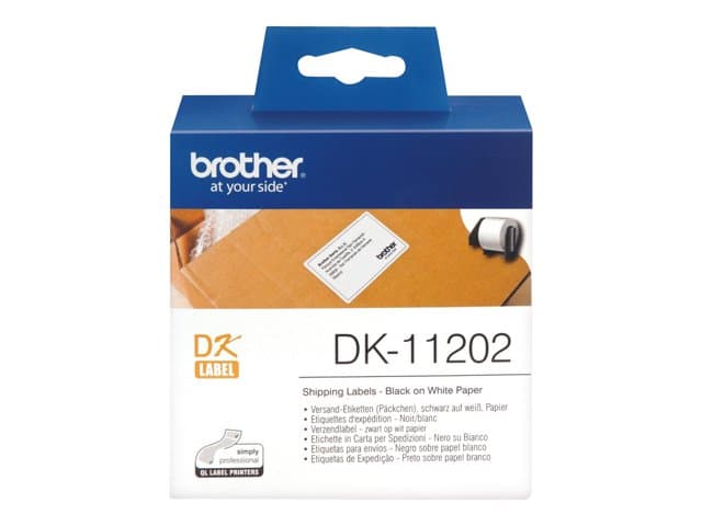 DK SINGLE LABLE ROLLS F/ QL-500/550 300PCS/RL 62X1