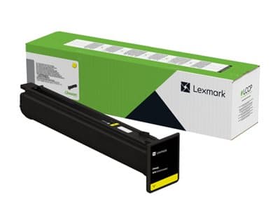 LEXMARK - yellow - original - toner cartridge - LRP, LCCP