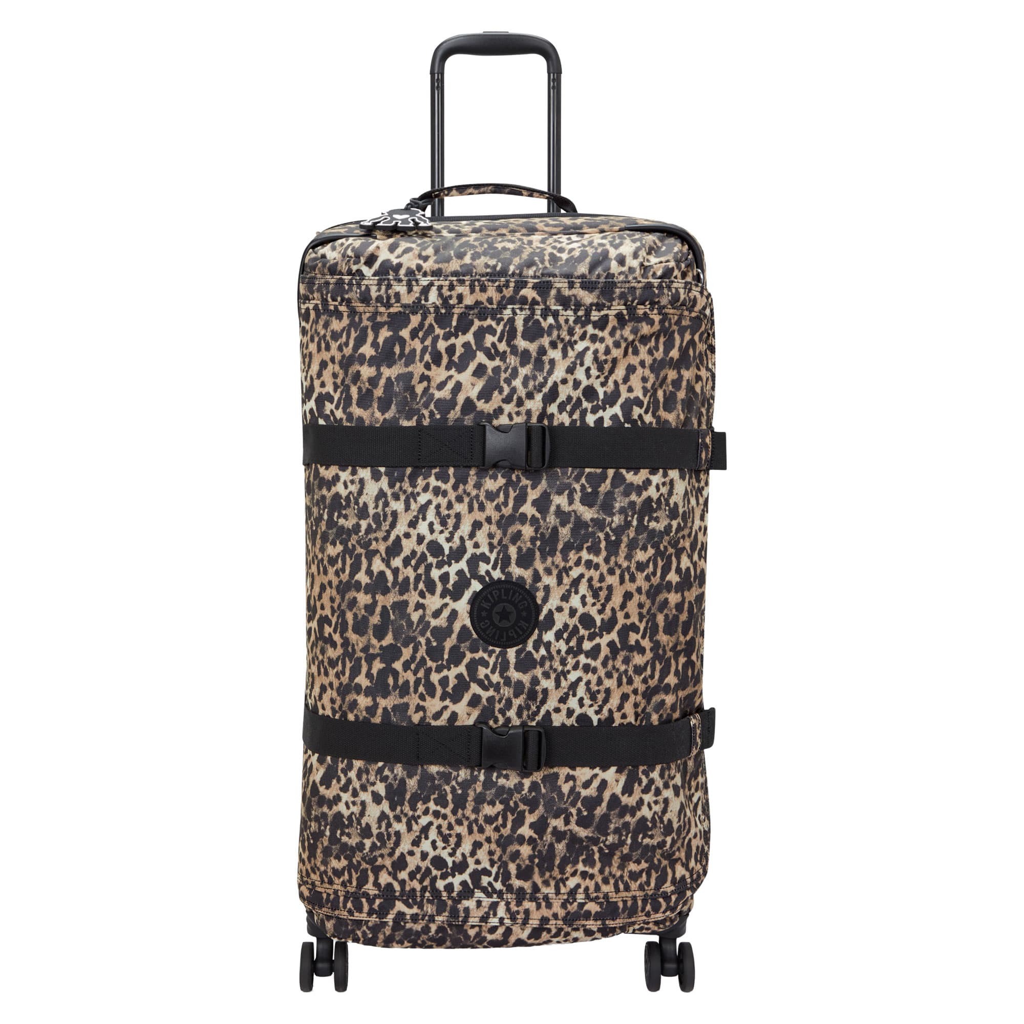 Spontaneous L Large Leopard Wheeled Luggage