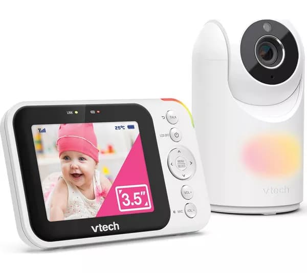 VTECH VM4263 3.5" Pan & Tilt Video Baby Monitor - White