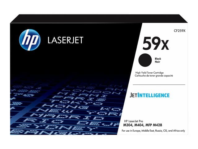 HP - 59X - High Yield - black - original - LaserJet - toner cartridge (CF259X)