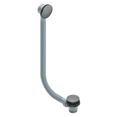 Gunmetal Easy Clean Click Clack Bath Waste with Overflow - Arissa