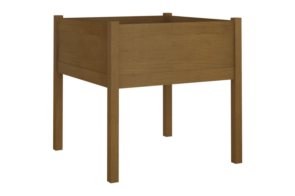 vidaXL 810815 Garden Planter Honey Brown 70x70x70cm Solid Pinewood
