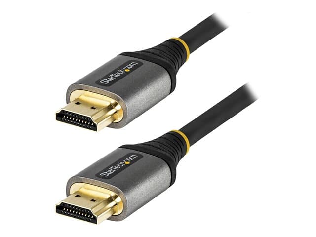 STARTECH.COM - Startech 12ft (4m) HDMI 2.1 Cable, Certified Ultra High Speed HDMI Cable 48Gbps, 8K 60Hz/4K 120Hz HDR10+ eARC, Ultra HD 8K HDMI Cable/Cord w/TPE Jacket, For UHD Monitor/TV/Display - Dolby Vision/Atmos, DTS-HD (HDMM21V4M) - Ultra High Speed - HDMI cable wi