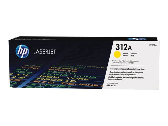 HP - 312A - yellow - original - LaserJet - toner cartridge (CF382A)