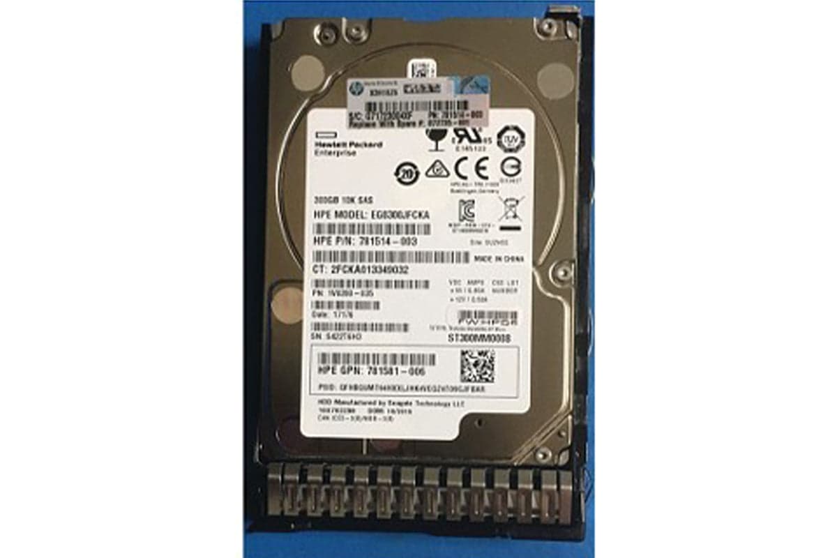 Hewlett Packard Enterprise HDD 300GB SAS 12G 10K 2.5