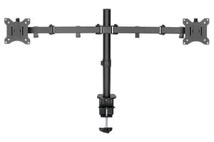 Digitus Universal Dual Monitor Clamp Mount | Matte Black