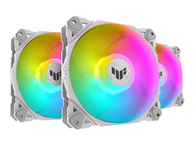 ASUSTEK - ASUS TUF Gaming TF120 ARGB - White Edition - case fan