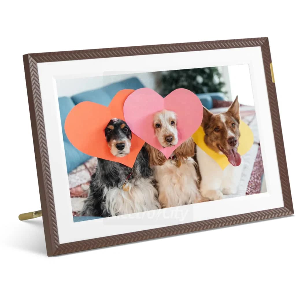 Arzopa D10 10.1 Inch HD Touchscreen Smart Digital Photo Frame | Brown