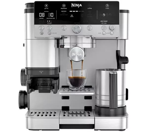 NINJA Luxe Café Premier Plus Series ES655UK Bean to Cup Coffee Machine - Silver