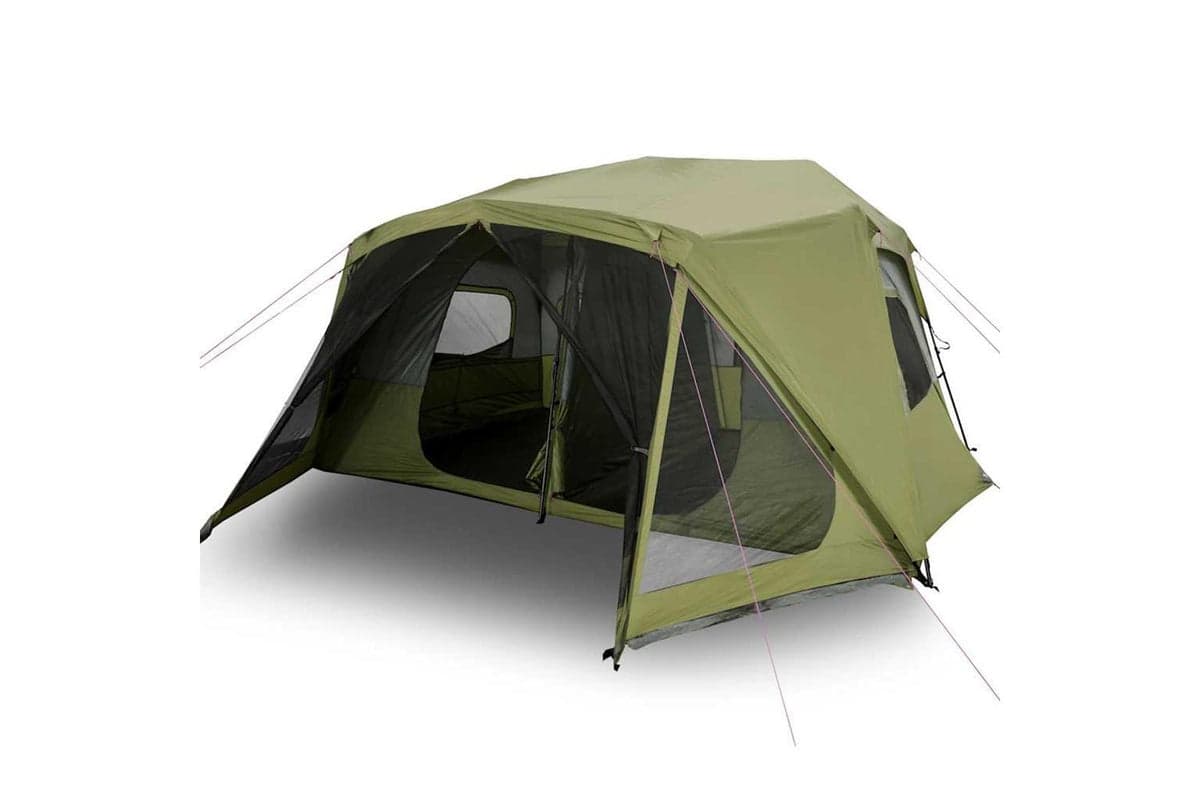 Vidaxl Family Tent 10-person Green Quick Release Waterproof