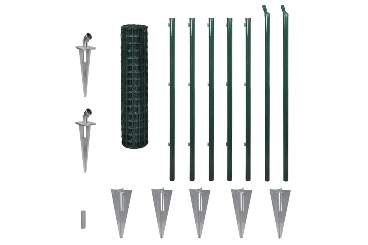 Vidaxl 142383 Euro Fence Steel 10x1.2 M Green